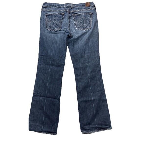 Lucky Brand Henna Sweet N Low Jeans Womens Size 8 29 Blue Bootcut Denim USA Made - Picture 2 of 10